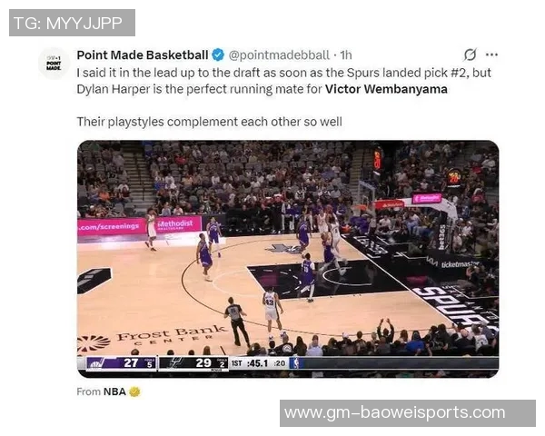 帕金斯称文班具备票房吸引力但更注重胜利马刺活力昭示季后赛前景